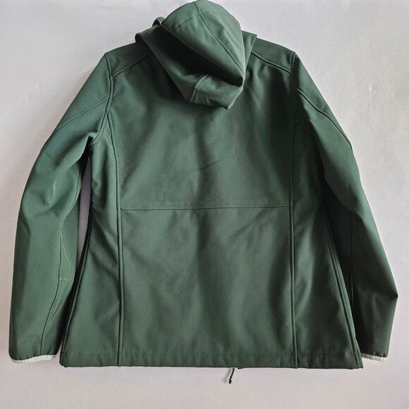 Land's End Womens Stretch Soft Shell Jacket Green Size M - Picture 2 of 10